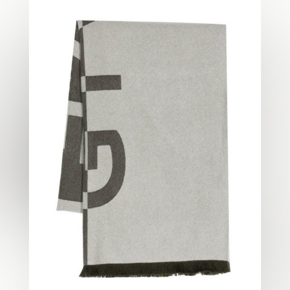 GIVENCHY Jacquard Logo Cashmere Blend Scarf, Retail $950 - Picture 7 of 10